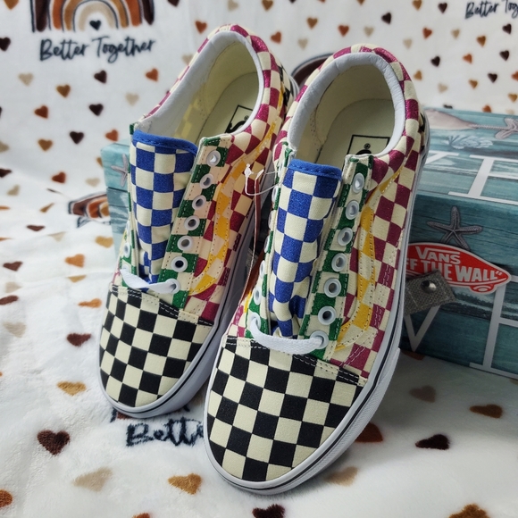 Vans Glitter Check Old Skool - Picture 4 of 13
